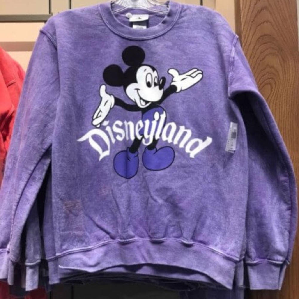 Disneyland Retro Purple Crewneck Sweater